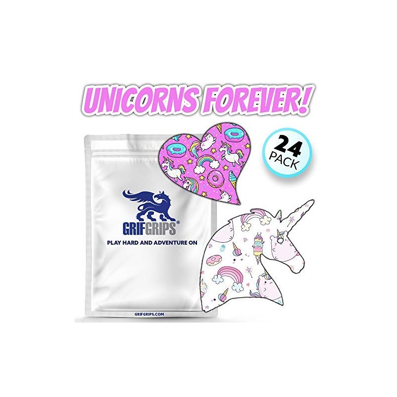 GrifGrips CGM Covers Unicorn Combo – Secure Adhesives Patches for