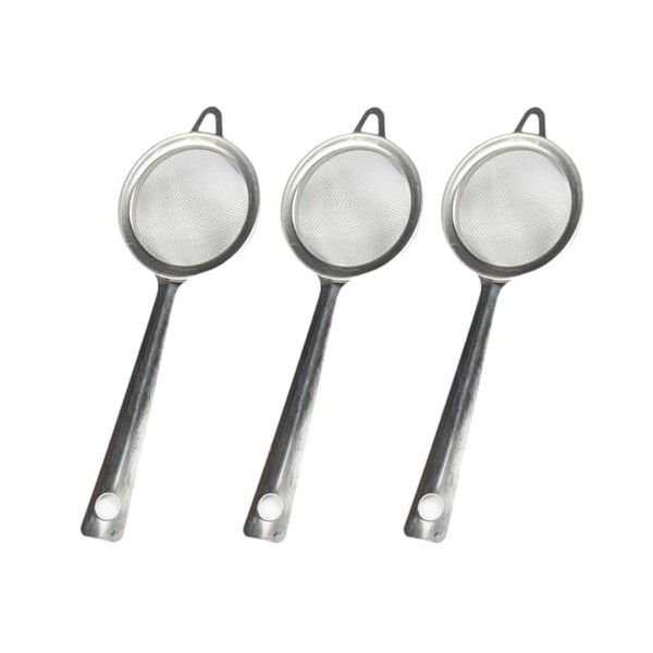 3 Pcs Mini Sieve, Tea Strainer Fine Mesh, Small Sieve