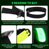 KOSKILL LED Armband Running USB Rechargeable(2 Pack), High Visibility Wristband