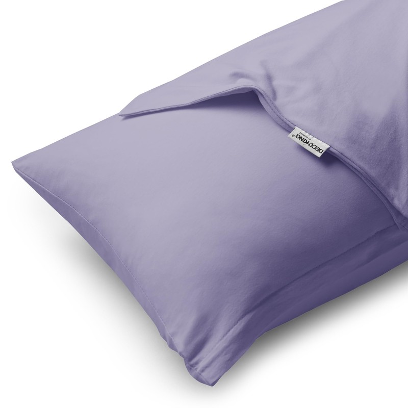 DecoKing 2 x Pillowcases 80 x 80 cm Jersey Cotton