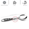 Kerafactum 2 Spoons Soup Spoon Set Table Spoon for Soups
