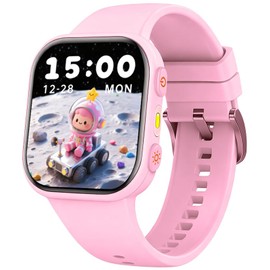 MorePro Smart Watch for Kids No App No Phone Required, Fitness Tracker Watch for Kids with Heart Rate, Blood Oxygen, Sleep Monitor, Pedometer, Puzzle Games, Music, Audio Stories for Boys Girls 4-12