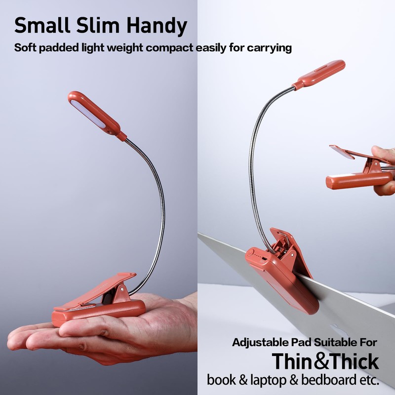 VAVOFO Rechargeable Book Light for Reading in Bed Kids, 7