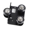 Back Support Plate Black Metal 3D Printer Extruder Back Support