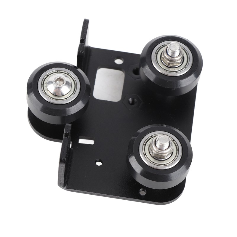 Back Support Plate Black Metal 3D Printer Extruder Back Support
