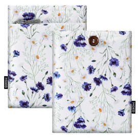 MoKo 6-7" Padded eReader Sleeve Polyester Tablet Bag Pouch for Paperwhite 11th/10th Gen, 7" Colorsoft Signature Edition 2024, Voyage/Kobo eReader, White