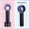 Lyon Lash Portable USB Rechargeable Bladeless Mini Fan/Air Conditioning Blower/Handheld