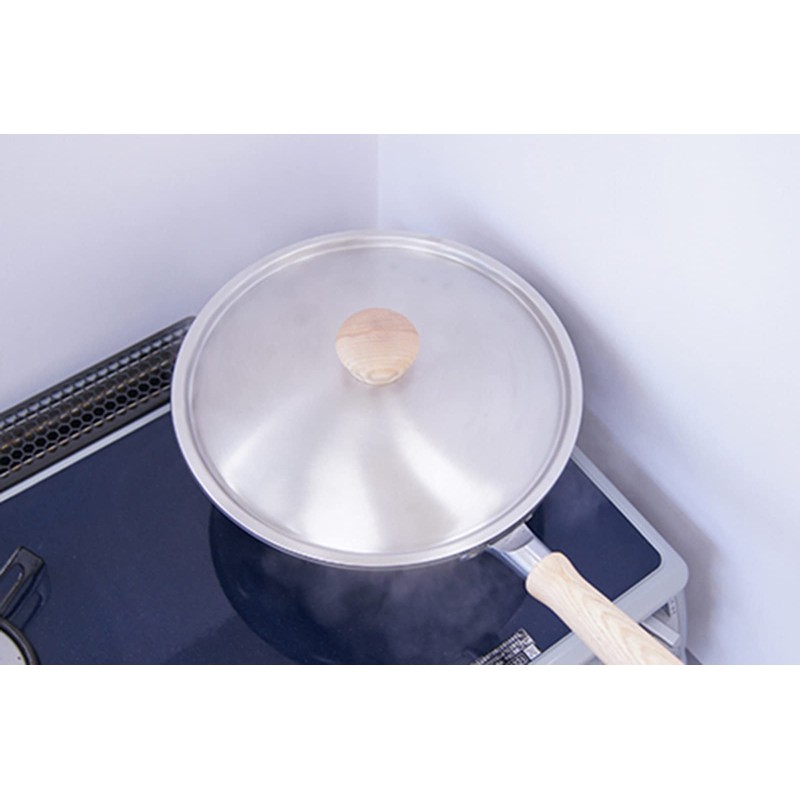 Urushiyama Metal Industrial Stainless Steel Lid for Frying Pans, 7.1
