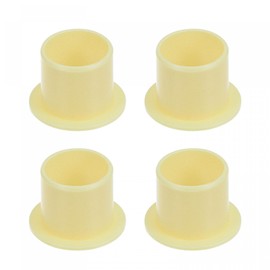 uxcell Flanged Sleeve Bearings 14mm Bore 16mm OD 15mm Length POM Wrapped Oilless Bushings Yellow 4pcs