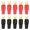 10Pcs 4 Gauge Wire Connectors, 4-Gauge Spade Terminals for Speaker