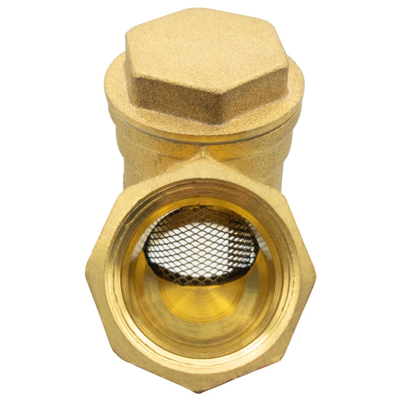 Y Strainer 3/4 Brass Sediment Filter Attachment Water Filter with