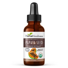Herbal Goodness Organic Papaya Seed Powder Capsules Digestive Health Immune Boost Superfood 1oz