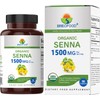 Brieofood Organic Senna 1500mg, 45 Servings, Vegetarian, Gluten Free, 90