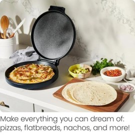 1440W Electric Pizza Oven Countertop Multi Cooker Nonstick Plates Easy Cleanup