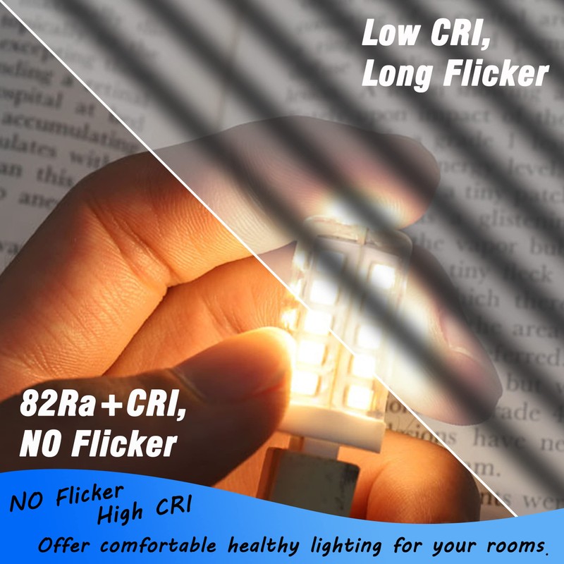 Heifymi G9 LED Bulb Dimmable 5W 2700K Soft Warm White,