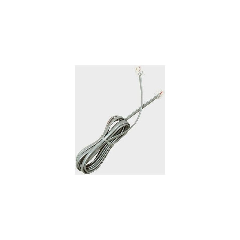 Great Lakes Communications Telephone Line Cord 7 Ft Silver Satin