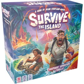 Zygomatic Survive The Island Board Game (2024 Edition) - Thrilling Escape Adventure with New Monsters! Fun Strategy Game for Kids & Adults, Ages 8+, 2-5 Players, 45 Minute Playtime, Made by Zygomatic