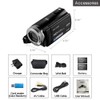 Ordro V12 Video Camera Camcorder Digital YouTube Vlogging Camera Recorder