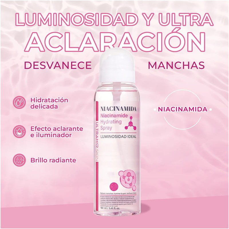 ULTRAMO Bruma Facial Mist Facial Hidratación Profunda y Firmeza