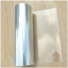 ZHluja - Rollos de 12 x 40 pies, transparencia de 4 mil, lámina de acetato transparente para Cricut, papel de corte, plástico para manualidades