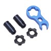 RISK 7pcs Titanium Alloy Bicycle Presta Valve Cap Strong Hardness