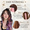 Hair Tinsel Kit with Tools 12 Colors 2000 Strands Glitter