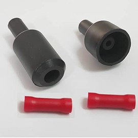Mssoomm High Voltage Wire Cable Protective Connector Heads with Metal Terminal and Cover for Connecting 50KV OD 5.2mm Wire Cable