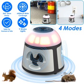 iMounTEK Ultrasonic Rodent Mouse Repeller Alarm Mice Repellent Squirrel Control Device