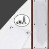 Door Finger Push Plate, Pack of 2 KAIISSA Fire Door