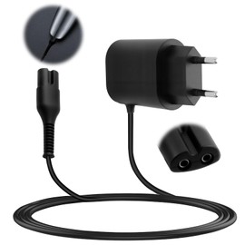 12V 0.4A Ladekabel für Braun Rasierer Series 9 8 7 6 5 3 1, Netzeil für Epilator Silk-Epil 9 5 7 Adapter Netzeil Typ 492 5544 5542 S1 S5 S6 S7 S8 S9, Ersatz Netzteil für Braun Trimmer Charger