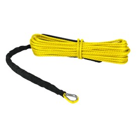 Extreme Max 5600.3200 "The Devil's Hair" Synthetic ATV / UTV Winch Rope - Yellow