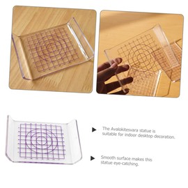 jojofuny U Shaped Clay Press Board Upgraded Thick Plastic DIY Sculpture Tool Rolling Board for Polymer Clay Easy to Clean Durable and Practical Accessory for