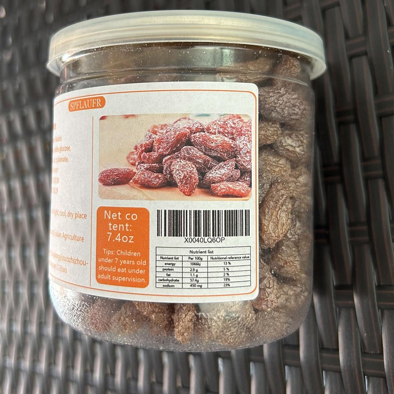 Salty Raisins7.4oz/210g，raisins，Salt flavored raisins