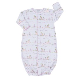 Kissy Kissy Baby Girls Noahs Print Converter Gown - Pink Newborn