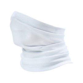 Unbranded Summer Neck Gaiter Scarf Face Mask Face Bandana Half Face Mask Balaclava Cover - White