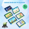 Jeazans for Kid Tablet 10.1 inch Android 14 Quad Core