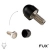 FUX Pack of 10 Hexagonal Screw Covers, Cover Caps for