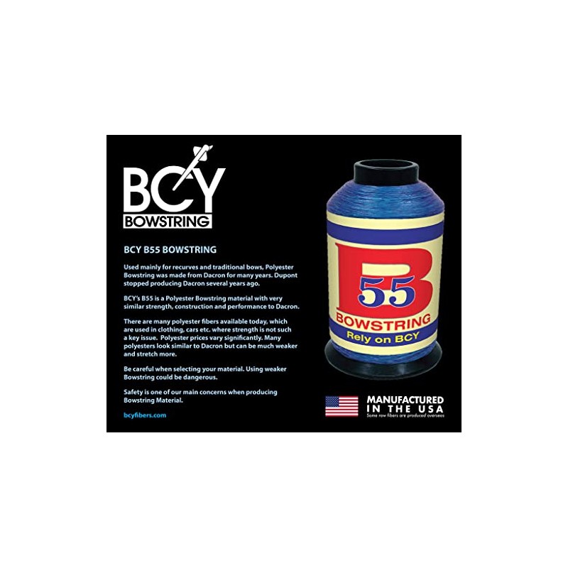 BCY B55 Bowstring Material Purple 1/4 lb.