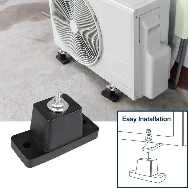 Hsthe Sea 4 pcs Air Conditioner Mounting Rubber Pads Bracket