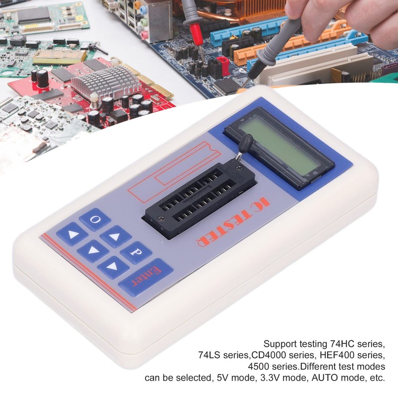 IC Tester Transistor Meter 5V 3.3V Modes TSH -06F for