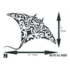 Manta Ray Stencil - 23 x 15 cm (M) -