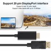 Large DisplayPort to HDMI HD Audio Video Adapter Cable Cord