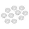 10Pcs Footswitch Toppers Clear Transparent Universal for Guitar Effects Pedal
