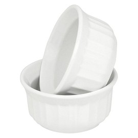 CorningWare RS4 4oz/118mL Round French White Ramekins Bowl (2-Pack)