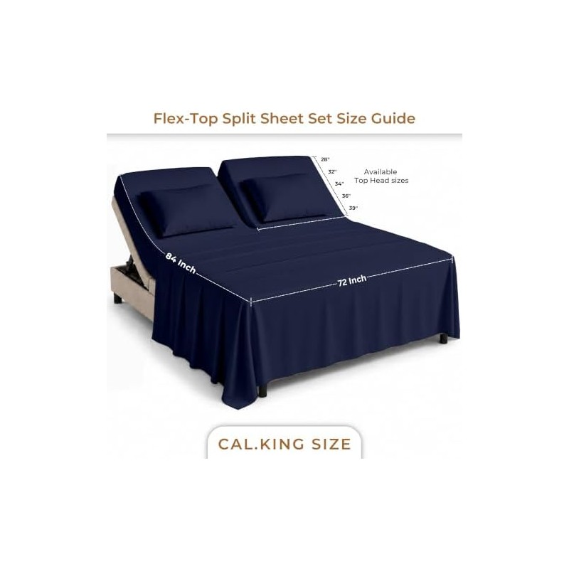 SGI Bedding Cal King - Juego de sábanas de 28