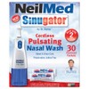 NeilMed Sinugator Cordless Pulsating Nasal Wash Kit with One Irrigator,