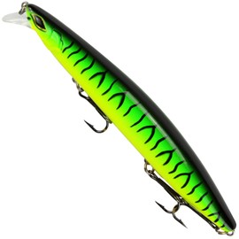 Seika Pro Nightveit Junior Wobbler 12.5 cm 19 g – Zander Wobbler, Colour: Fire Tiger