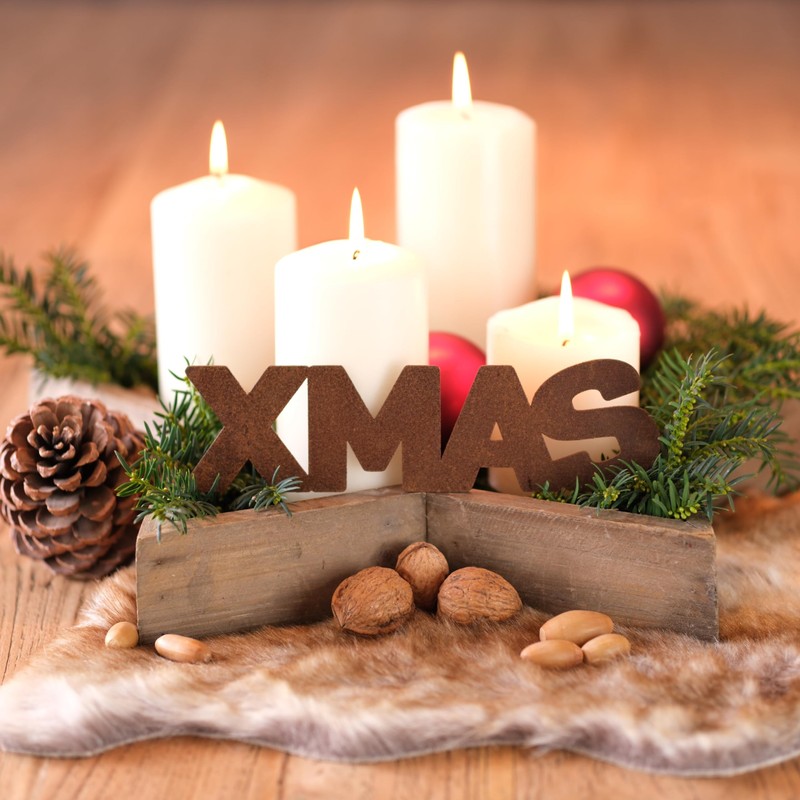 Deko Kind - Rusty Xmas Letters - 21 x 6