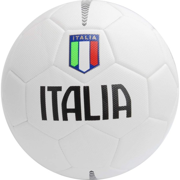 Italy Football with Coat of Arms of the Italian Football