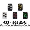 Universal Handheld Transmitter Prime 433-868 MHz Remote Control Garage Door